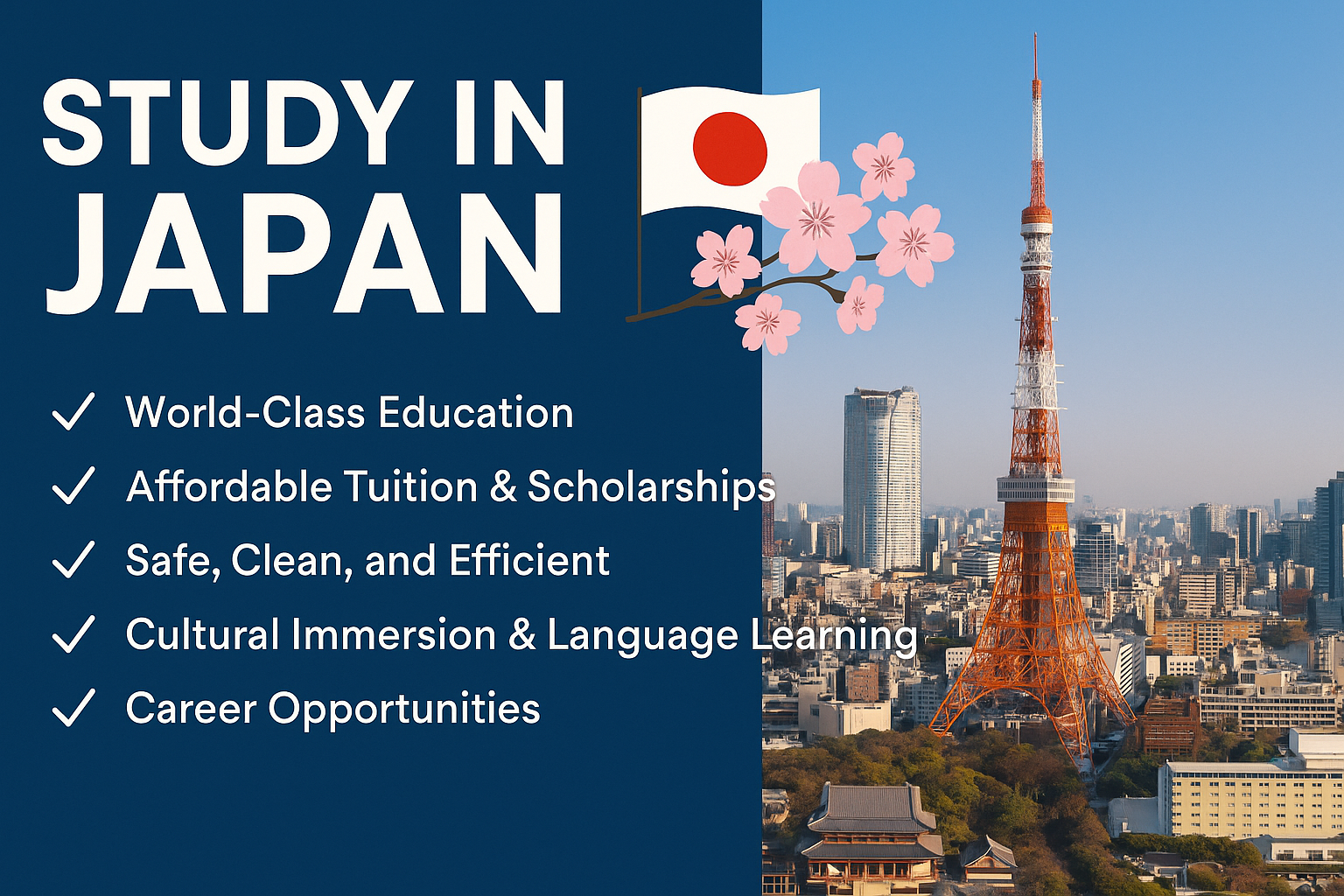 🌸 Study in Japan: Your Gateway to Innovation, Culture, and Opportunity 🇯🇵